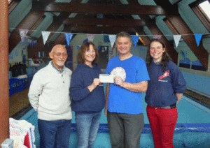 WRC Present Cheque to Wirksworth Pool